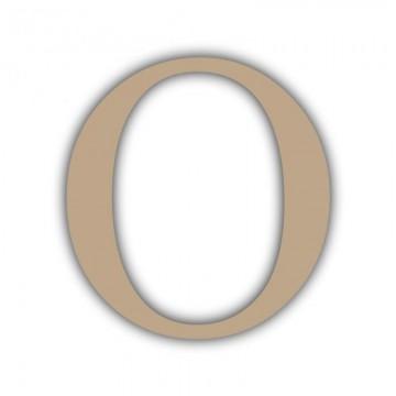 "SILUETA LETRA ""O"" CHOPO 11cm ALTURA APROX.