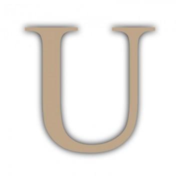 "SILUETA LETRA ""U"" CHOPO 11cm ALTURA APROX.