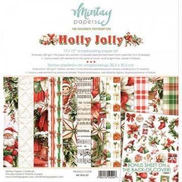 MINTAY PAPERS SET PAPEL 12x12 - Holly Jolly