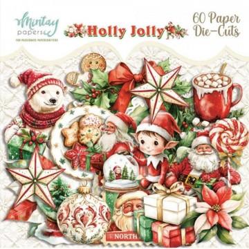 MT-HOL-LSC MINTAY PAPERS DIE-CUT - Holly Jolly (60pcs.)