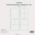 "PACK DE FUNDAS PARA ALBUMES 6x8"" 10 BOLSILLOS CRAFTELIER