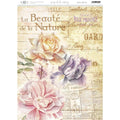 PAPEL ARROZ DEC. ARTIS DECOR 297 x32 CM  FLORES NATURE