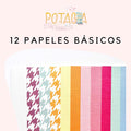 PAPELES DE SCRAPBOOKING BASICOS POTAGIA LA MAGIA
