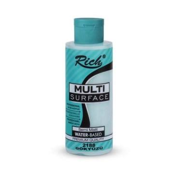 PINTURA MULTISUPERFICIE RICH 120cc. SKY BLUE