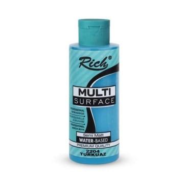 PINTURA MULTISUPERFICIE RICH 120cc. TURQUOISE