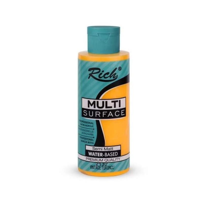 PINTURA MULTISUPERFICIE RICH 120cc VINTAGE ORANGE