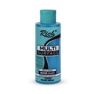PINTURA MULTISUPERFICIE RICH 120cc. VINTAGE TURQUOISE