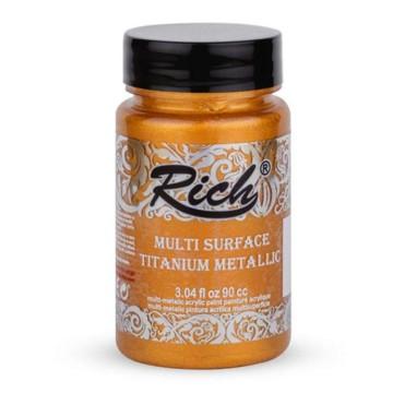 PINTURA MULTISUPERFICIE TITANIUM METALLIC RICH 90cc. BRONZE