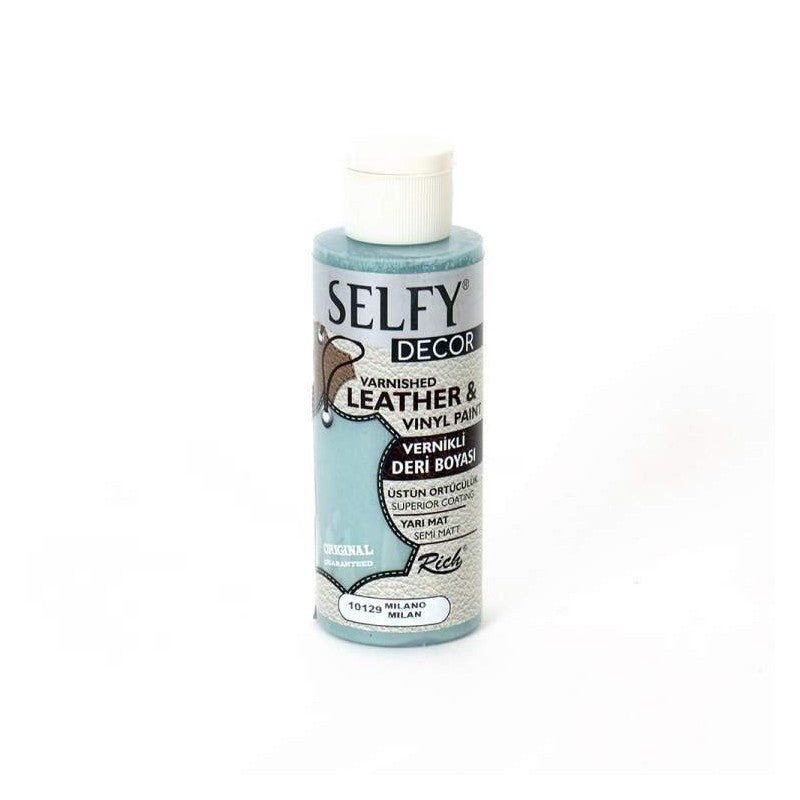 PINT. SELFY DECOR LEATHER (cuero) RICH 120cc. 10122 WHITE