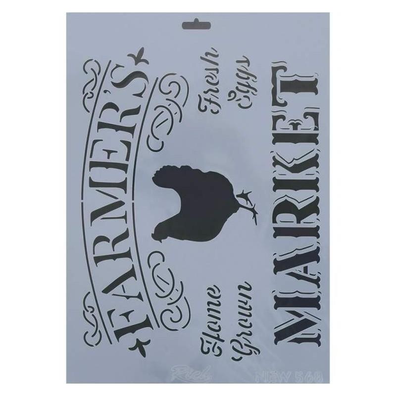 PLANTILLA STENCIL 25x35cm. NEW 568