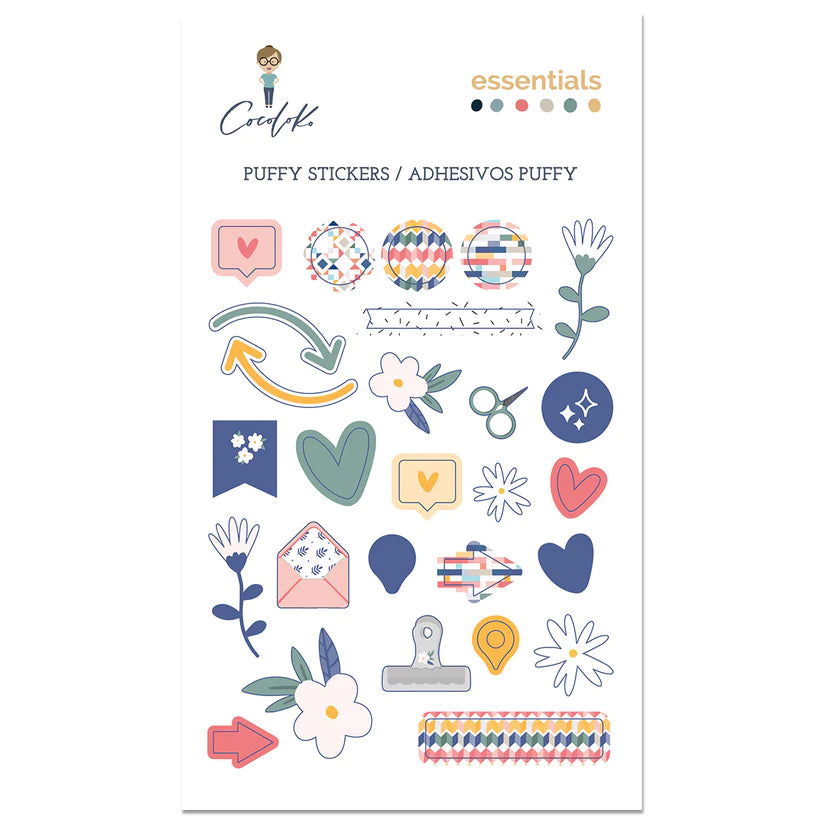 PEGATINAS PUFFY ALEGRIA ESSENTIALS DE COCOLOKO