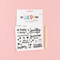 RUBBONS/TRANSFERIBLES OH HAPPY DAY DE SAMI GARRA