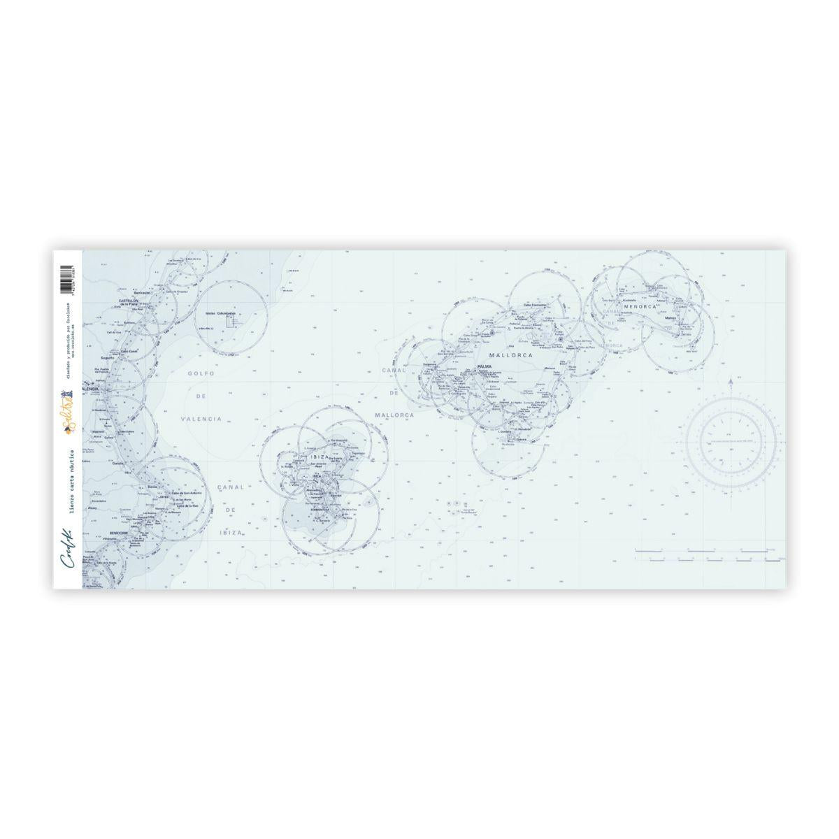 LIENZO CARTA NAUTICA SALITRE DE COCOLOKO