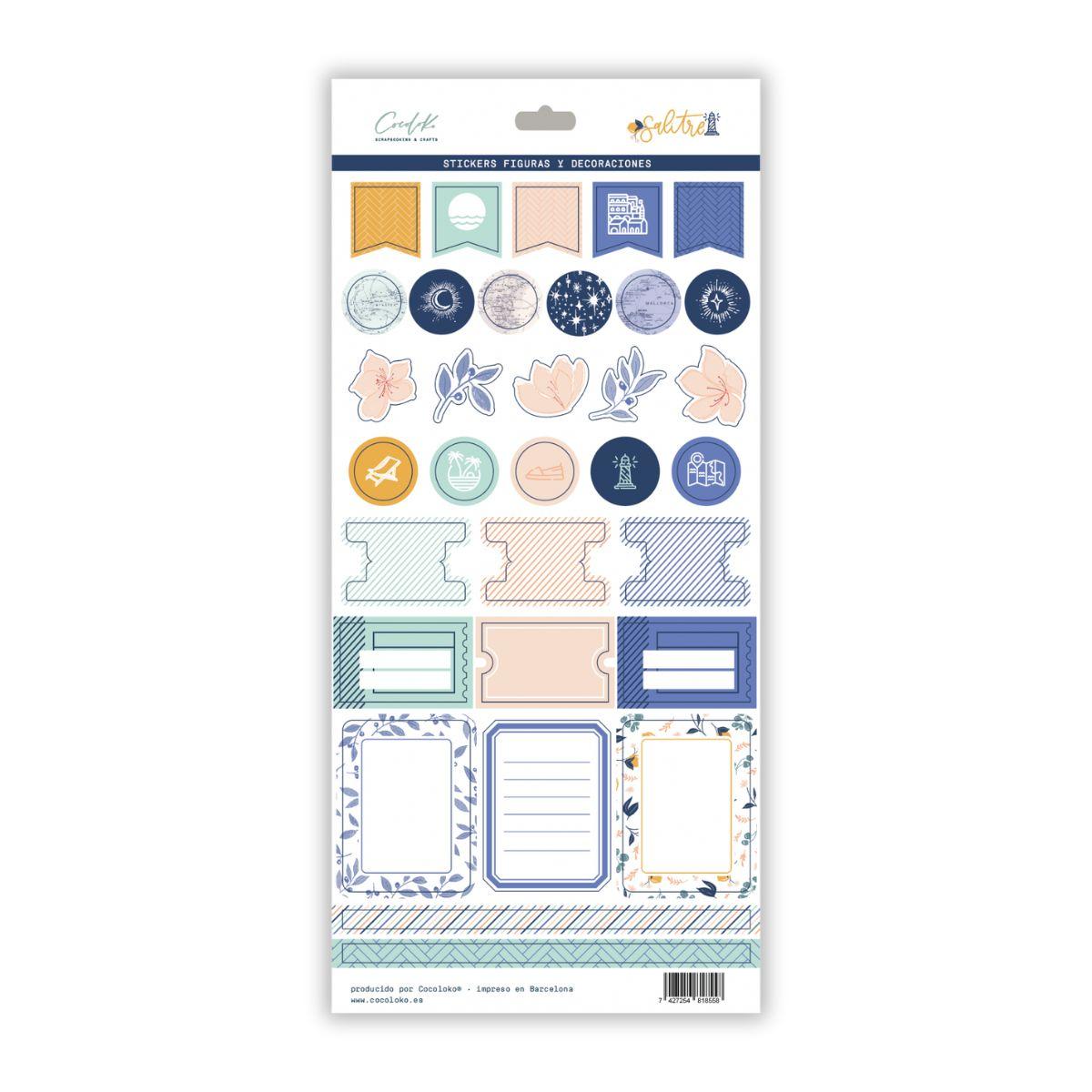 PEGATINAS FIGURAS Y DECORACIONES SALITRE DE COCOLOKO