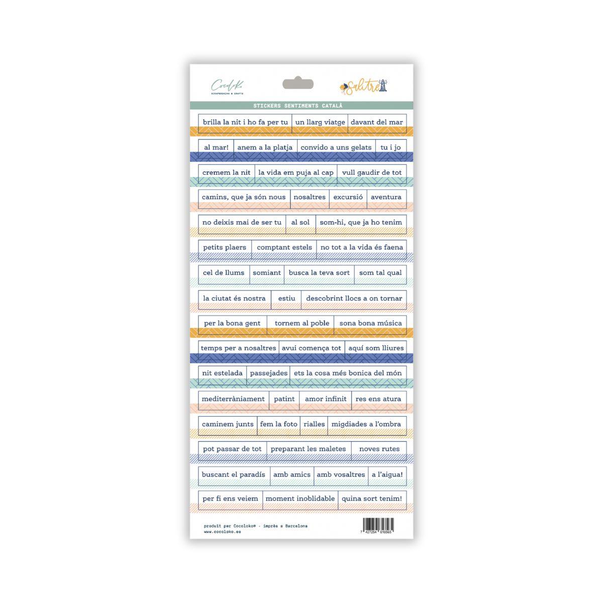 PEGATINAS SENTIMIENTOS CATALAN SALITRE DE COCOLOKO