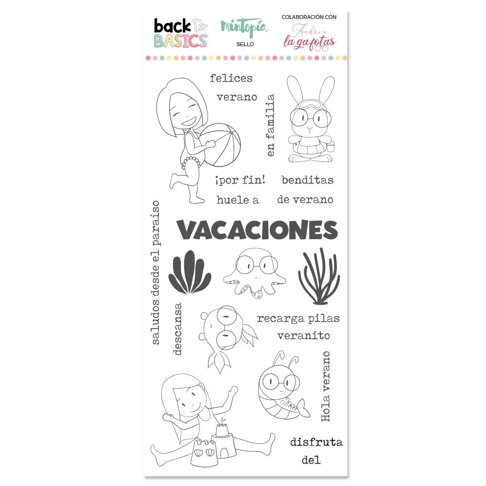 SELLO VACACIONES BY ANDREA LA GAFOTAS MINTOPIA