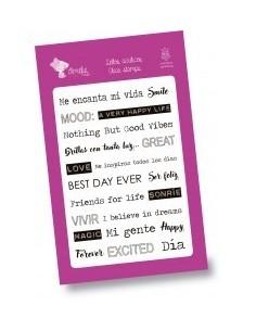 "SELLO PALABRAS DYMO AMELIE PRAGER