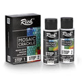 SET MOSAIC CRACKLE PASO 1 60cc  + PASO 2 60cc RICH