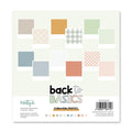 "STACK DE 48 PAPELES ""12x12"" IMPRESOS DOBLE CARA ""PASTEL"" BACK TO BASICS