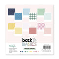 "STACK DE 48 PAPELES ""12x12"" IMPRESOS DOBLE CARA ""SUMMER"" BACK TO BASICS