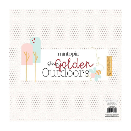 "Stack 15 papeles básicos con foil 12x12"" Outdoors by Pili Sallent