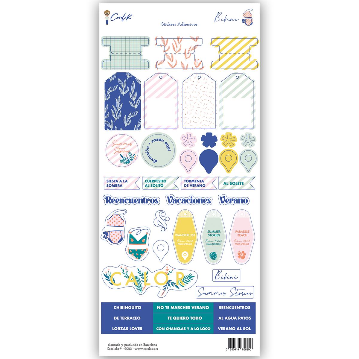 PEGATINAS BIKINI DE COCOLOKO