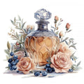 Transfer DTF Textil 24x23 Floral Perfums 1