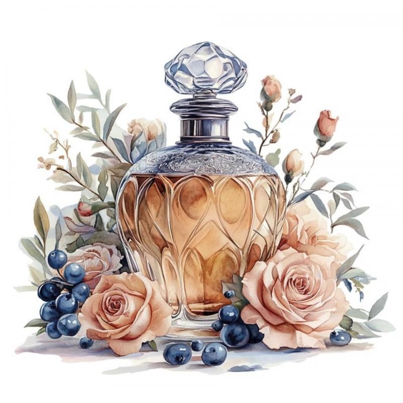 Transfer DTF Textil 24x23 Floral Perfums 1