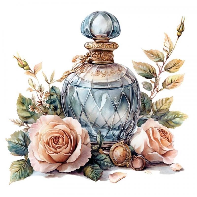 Transfer DTF Textil 24x23 Floral Perfums 2