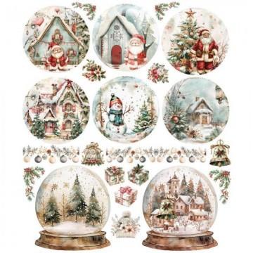 TRANSFER DTF TEXTIL 25x30cm. Christmas Decor