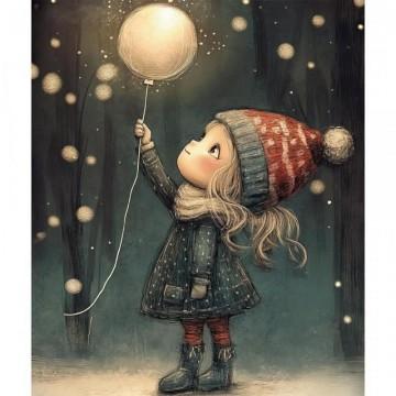 TRANSFER DTF TEXTIL 25x30cm. Christmas Lights 1