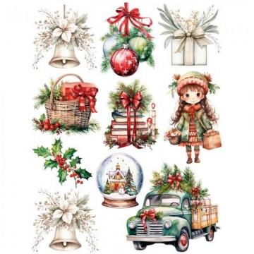 TRANSFER DTF TEXTIL 25x30cm. Christmas Selection 1