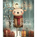 TRANSFER DTF TEXTIL 25x30cm. Coming Home for Christmas