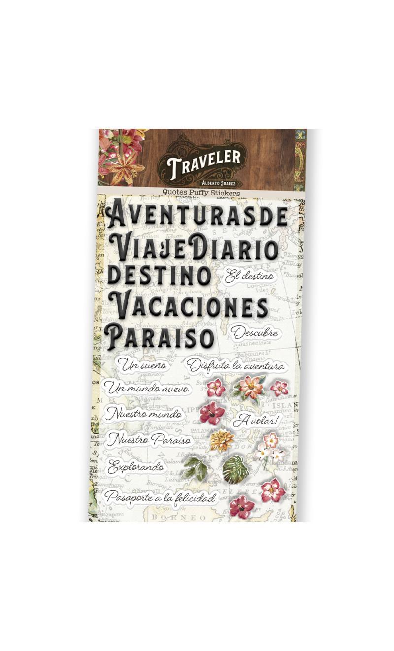 ADHESIVOS PUFFY TRAVELLER DE VINTAGE ODYSSEY