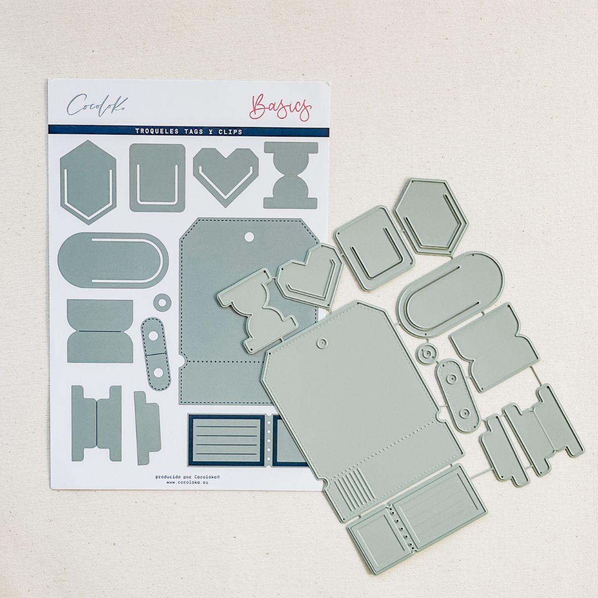 TROQUEL TAGS & CLIPS COCOLOKO