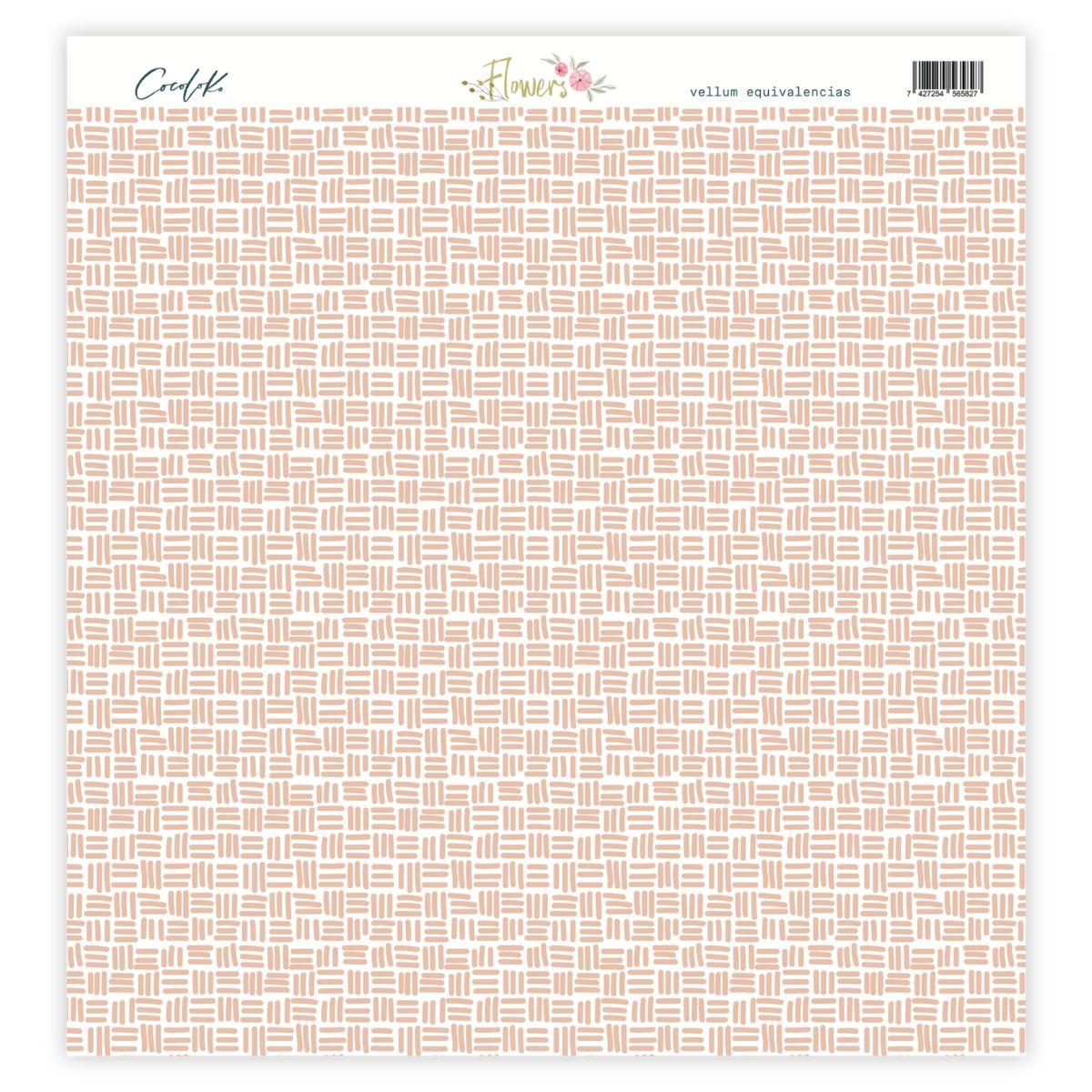 "VELLUM EQUIVALENCIAS FLOWERS DE COCOLOKO