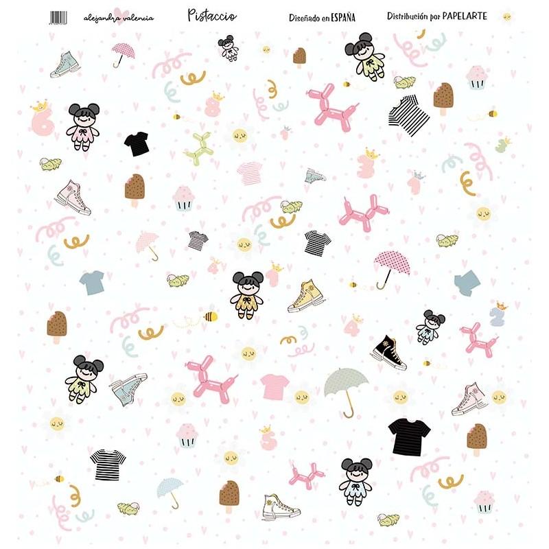 VELLUM IMPRESO DIVERSION PISTACCIO ALGO MAS QUE SCRAP