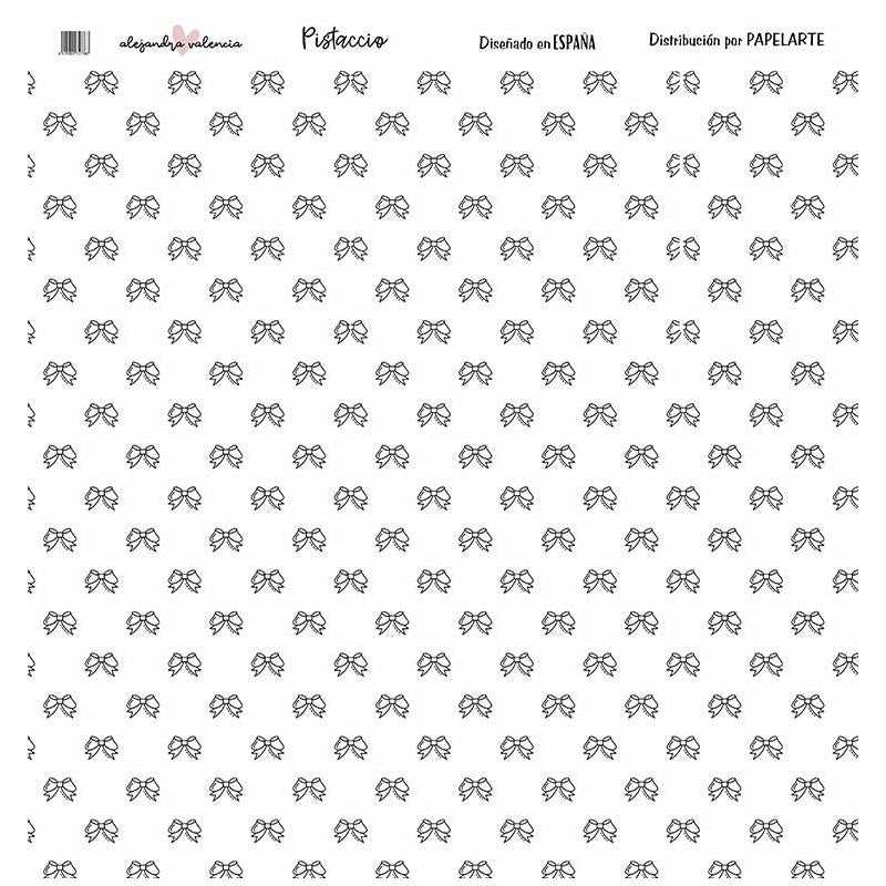VELLUM IMPRESO EN BLANCO  LACITOS PISTACCIO ALGO MAS QUE SCRAP