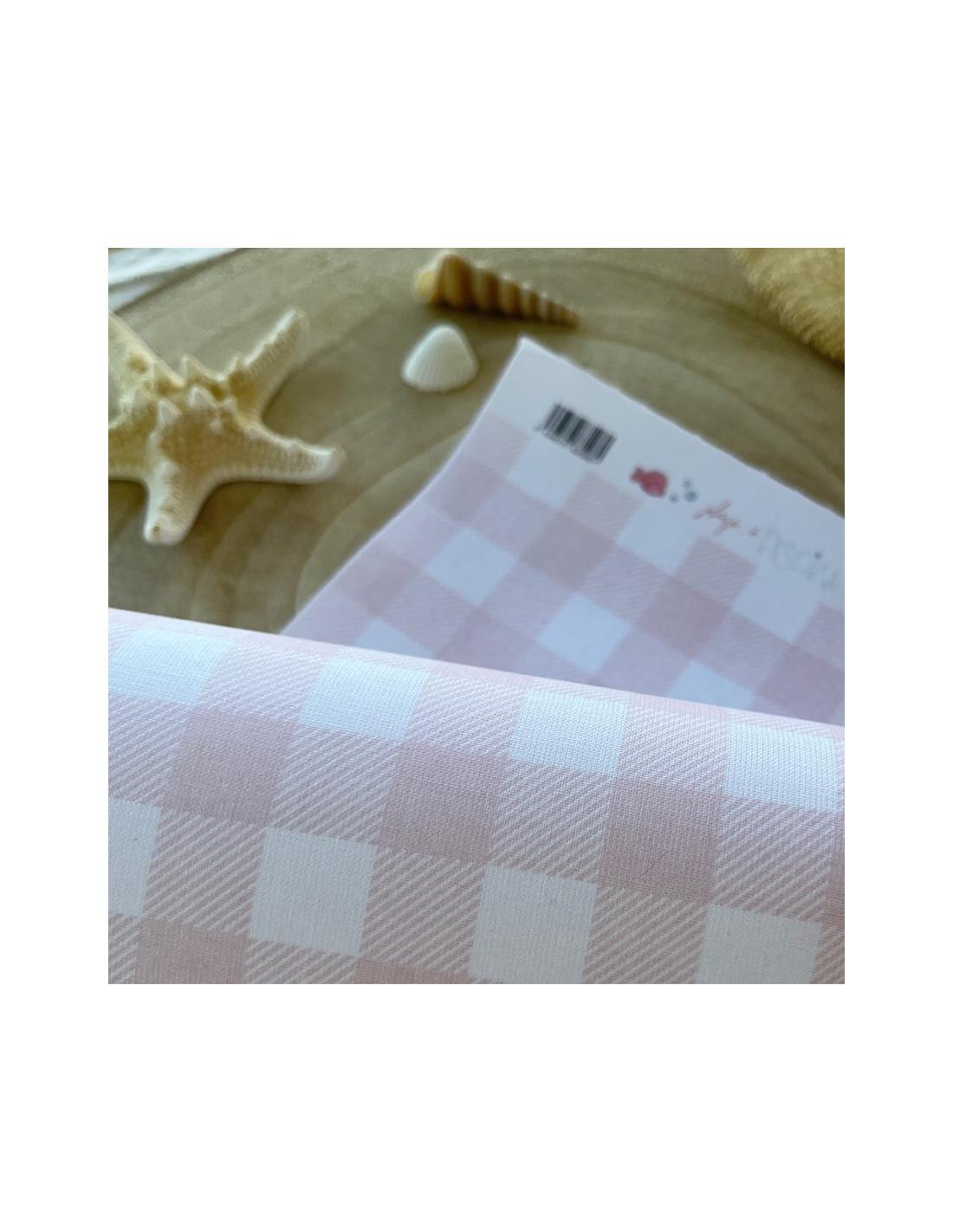 TELA DE ENCUADERNAR VICHY DE PLAYA O PISCINA